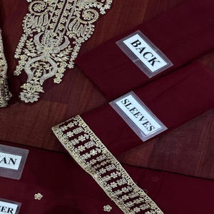 Ladies clothing _ 2025 Solid Color Traditional Ethnic Printed Stylish Made Embroidery pakistani Ladies salwar kameez - Product Image 3