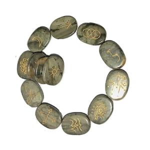 Karuna de alta calidad con forma de jaspe Imperial, piedra de Palma, 13 piezas, juego de Karuna, piedras preciosas de cristal curativas naturales, juego de Karuna al por mayor - Product Image 2