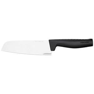 Cuchillo de Cocina Santoku de Acero Inoxidable Negro y Cromado de 16 cm con Hoja Afilada 1051761 - Product Image 1