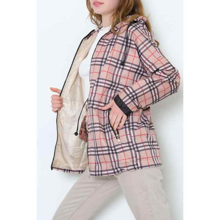 Hooded Raincoat Mink - 1331.1367.