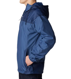 Chaqueta de lluvia impermeable para hombre, ropa informal personalizada, tela de poliéster 2025 con cremallera, chaqueta de lluvia cortavientos holgada para hombre 100% - Product Image 4