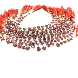 พลอยโกเมนสีแดงธรรมชาติทรงหยดน้ำเหลี่ยมเพชรพลอย ขนาด 4 มม./6 มม./8 มม./10 มม./12 มม./14 มม./16 มม. สำหรับทำเครื่องประดับ Rida Creations - Product Image 5