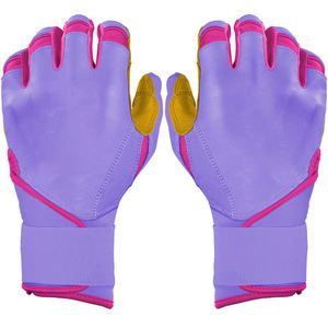 OEM Professional Baseball <b>Batting</b> <b>Gloves</b> for Men Custom Logo Design New Adult Size Leather Outdoor Sports <b>Gloves</b> - Product Image 4