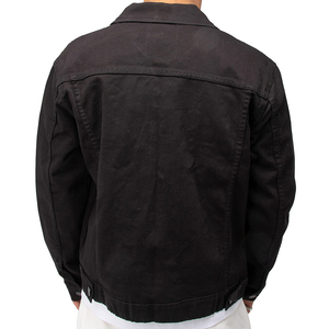 Chaqueta vaquera de invierno transpirable para hombre con logotipo personalizado estampado posición frontal buena calidad y precio razonable - Product Image 3