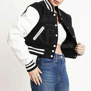 Veste Letterman de grande taille pour femmes Vente en gros Veste Letterman durable Veste Letterman - Product Image 5