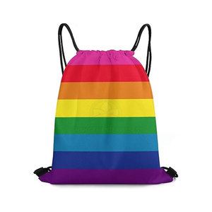 Sac à dos à cordon en polyester unisexe de haute qualité Style décontracté direct d'usine avec fonction GPS de logo personnalisé pour les cadeaux à la mode - Product Image 1