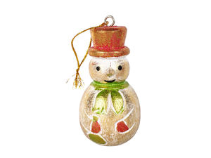 Wholesale Mini Hanging <b>Wooden</b> <b>Christmas</b> <b>Tree</b> Decoration Winter Snowman Hanging Ornament MOQ 100pcs - Product Image 5
