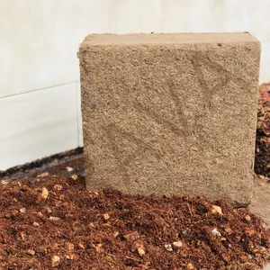 Coco Peat 5KG blok 100% doğal kompost hidroponik büyüyen medya Premium Coir PH 5.5 - 6.8 yüksek/düşük kalite Cocopeat blok