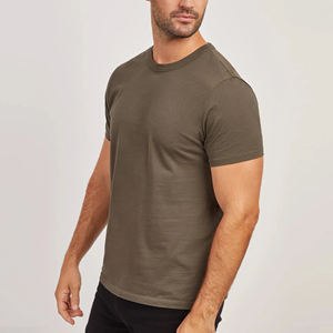 Venta al por mayor 100% algodón 300gsm Jersey logotipo personalizado impreso camiseta suelta transpirable cuello redondo Camiseta en blanco peso pesado para mí - Product Image 2