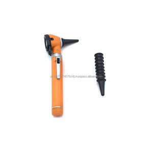 Electric Compact Fiberoptic <b>Otoscope</b> Stainless Steel Orange Color High-Definition Illumination CE ISO Certified OEM Private - Product Image 1