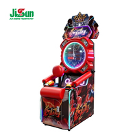 Machine de boxe d'arcade professionnelle de haute qualité, jeu d'arcade de boxe avec petit objectif, à monnayeur, 110/220V, pour centre de jeux, garantie 1 an