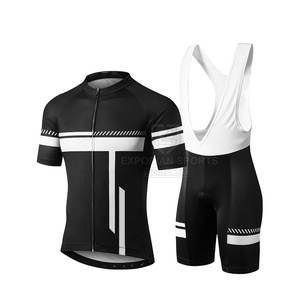 Wholesale Price High Quality Breathable Eco-Friendly 100% Polyester Customizable Men's <b>Cycling</b> Uniform Best Design Set - Product Image 1