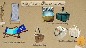 Artículos Utilitarios para Vacaciones al Aire Libre, Enfriador Portátil Térmico, Funda para Silla de Playa, Bolsa de Herramientas/Picnic Plegable de Poliéster con Cierre de Cremallera - Product Image 6