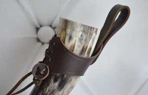 Best Horn Company's Natural Crafts Todos Los tamaños disponibles Cuerno para beber para ceremonias nórdicas Llamadas de batalla Tradiciones guerreras - Product Image 4