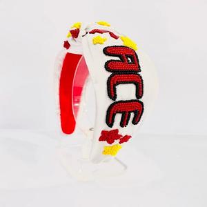 Diademas indias con cuentas hechas a mano, accesorio deportivo para el cabello a bajo precio, diademas llamativas con cuentas elegantes - Product Image 3