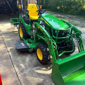 Nous vendons le tracteur John Deere 2025R 4x4, tracteur utilitaire, tondeuse à gazon avec chargeur frontal E-Hydro 4 roues motrices - Product Image 1