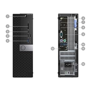 คอมพิวเตอร์เดสก์ท็อปทาวเวอร์ dells <span class=keywords><strong>OptiPlex</strong></span> <span class=keywords><strong>7050</strong></span>สำหรับการใช้งานทางธุรกิจและสำนักงาน - Product Image 6