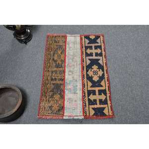 Vintage 17x24ft tapis turc fait à la main noir Tabriz Patchwork laine Polyester couloir rectangulaire pour salon chambre pour les adolescents - Product Image 1