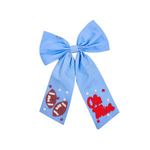 Nuevo Diseño de Lazo de Cinta Único y Moderno, Estilo Bordado con Cuentas para el Día del Juego, Hecho a Mano, para Mujer, Accesorio de Moda para el Cabello - Product Image 2