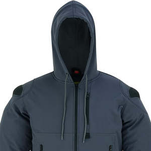 Veste de moto en cuir véritable, imperméable, coupe-vent, avec protections amovibles, absorption des chocs accrue, homologuée CE, vêtements de sport softshell - Product Image 5