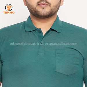 Polos en coton à manches courtes personnalisables Polo grande taille en mélange de polyester respirant pour hommes Bon marché 2025 Service OEM - Product Image 6