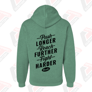 เสื้อมีฮู้ดพิมพ์ลายสำหรับผู้ชายเสื้อฟลีซโอเวอร์ไซส์พิมพ์ลายสกรีนได้ออกแบบโลโก้ได้ตามต้องการ - Product Image 6