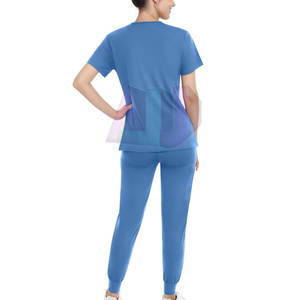 Tenue médicale personnalisable pour femme, en coton léger et écologique, de haute qualité, avec détection des aiguilles, idéale pour l'hôpital - Product Image 3