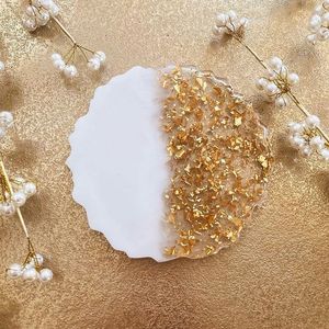 Ensemble de dessous-de-verre en résine faits à la main, 5 mm, résistants à la chaleur, matériau durable, design moderne de luxe pour la décoration de la maison, cadeaux - Product Image 3