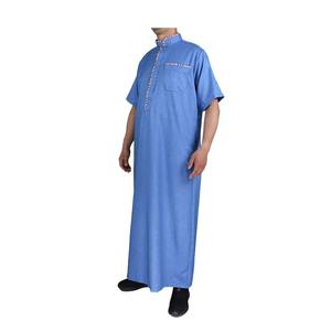 Túnica árabe Shalwar Kameez musulmana de fábrica al por mayor paquistaní informal para hombre a la venta moda 2025 transpirable - Product Image 2