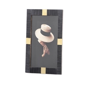 New Arrival Stylish Resin Inlay Photo <b>Frame</b> Durable Metal and MDF Best Price - Product Image 1