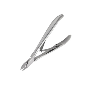 Peau morte enlevant la pince à cuticules des ongles pointe pointue avec Double ressort 4 "pinces à manucure de soins de beauté - Product Image 3
