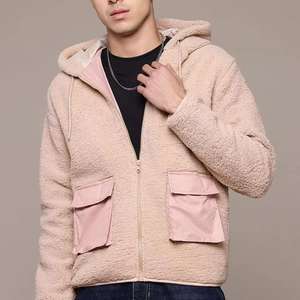 Offre Spéciale de marque hommes Hoodies Sweatshirts Design personnalisé Style mode décontracté Street Wear fermeture éclair Sherpa fourrure - Product Image 1