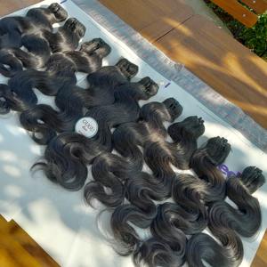 Superventas cuerpo ondulado un corte crudo vietnamita extensiones de cabello humano tramas frontales paquetes de piel de alta calidad Vietnam encaje suizo - Product Image 2