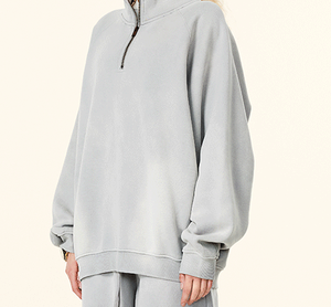 ชุดเซ็ตผ้าฟลีซบุขนสำหรับผู้ชาย ฤดูใบไม้ร่วง ปี 2026 - เสื้อคอตั้งแบรนด์แฟชั่น ซิปครึ่งตัว กางเกงขายาว และเสื้อฮู้ดแขนยาวทรงหลวม - Product Image 4