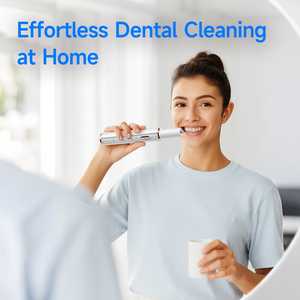 Set de Limpieza Bucal Eléctrico CURVY con Diseño Ergonómico, Luz LED y 5 Modos de Ajuste Inteligente, Batería USB Recargable - Product Image 4