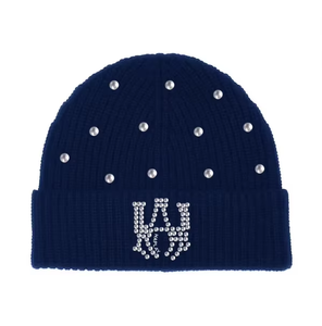 Bonnet en tricot acrylique avec logo personnalisé pour hommes et femmes, sans manchette, avec pierres précieuses, 2025/26 - Product Image 5