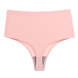 Culotte de yoga taille haute pour femme Culotte polaire en soie glacée sans couture String Sous-vêtement confortable pour femme - Product Image 3