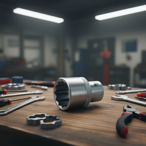 Hazet 1'' Short <b>12</b>-<b>Point</b> Metric Square <b>Socket</b> - Product Image 3