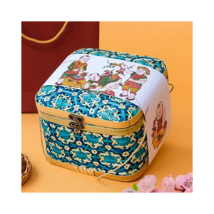 Colored Bamboo <b>Gift</b> <b>Basket</b> Handmade From Vietnam - Product Image 1