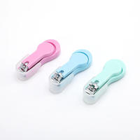 Mini coupe-ongles personnalisable le plus vendu en acier au carbone couleur bonbon sans danger pour les doigts des enfants et les orteils avec logo personnalisé