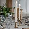 Elegant Set of 2 Brass & Iron <b>Taper</b> <b>Candle</b> <b>Holders</b> for Home Decoration for Weddings Dining Parties and Christmas - Product Image 3