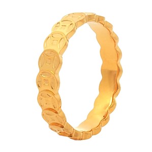 Anillo de Compromiso y Matrimonio Montresor Infini de Oro Amarillo de 18K para Mujer, 4.47g, 0.4cm, Banda Delgada para Parejas, Certificado Au916, Fino - Product Image 1