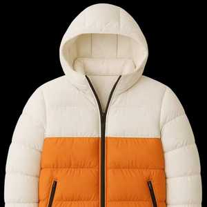 Doudoune à capuche légère compressible résistante à la bulle pour l'hiver OEM Veste rembourrée matelassée respirante personnalisée pour hommes - Product Image 2