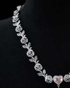 Collar Gargantilla de Plata de Ley 925 con Zirconia en Forma de Gota de Agua, Piedra de Nacimiento, para Bodas, Fiestas, Compromisos, para Mujer - Product Image 3