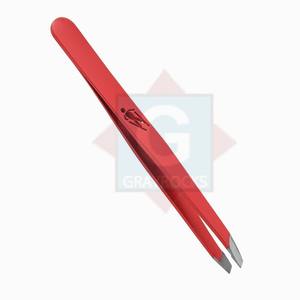 Hermoso diseño de pinzas para desplumar el vello de las cejas, pinzas para eliminar el vello de las cejas con punta afilada de acero inoxidable - Product Image 2