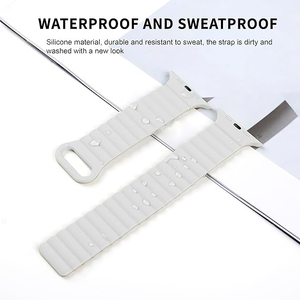 COOLYEP 49mm Silikon Magnet armband Armband Weich gummi Armbänder Armband für Apple Watch 10 9 8 7 SE ULTRA - Product Image 3