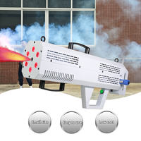Igreslite 1500W Noir/Blanc Pistolet Fumée Portable DJ Mariage Soirée Machine à Brouillard Effets Scéniques