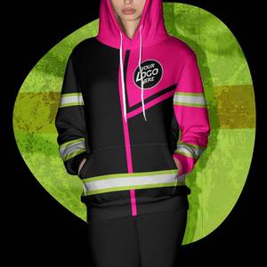 Combinaison de travail pour homme en polyester réfléchissant de haute qualité, taille plus, design élégant et nouveau, streetwear avec réflecteur - Product Image 3