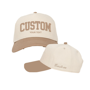 Venta al por mayor de gorras de béisbol del fabricante de sombreros de Vietnam ajustable de dos tonos 5 paneles de tela de algodón personalizado 2D 3D parche bordado - Product Image 1