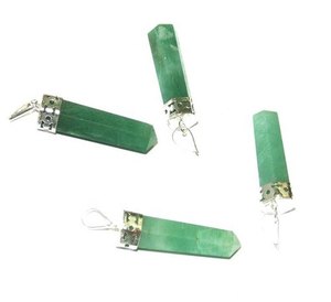 Colgante de punto de Aventurina verde de alta calidad, piedra preciosa grabada tallada Feng Shui, amor, artesanías de piedra semipreciosa coleccionables - Product Image 1